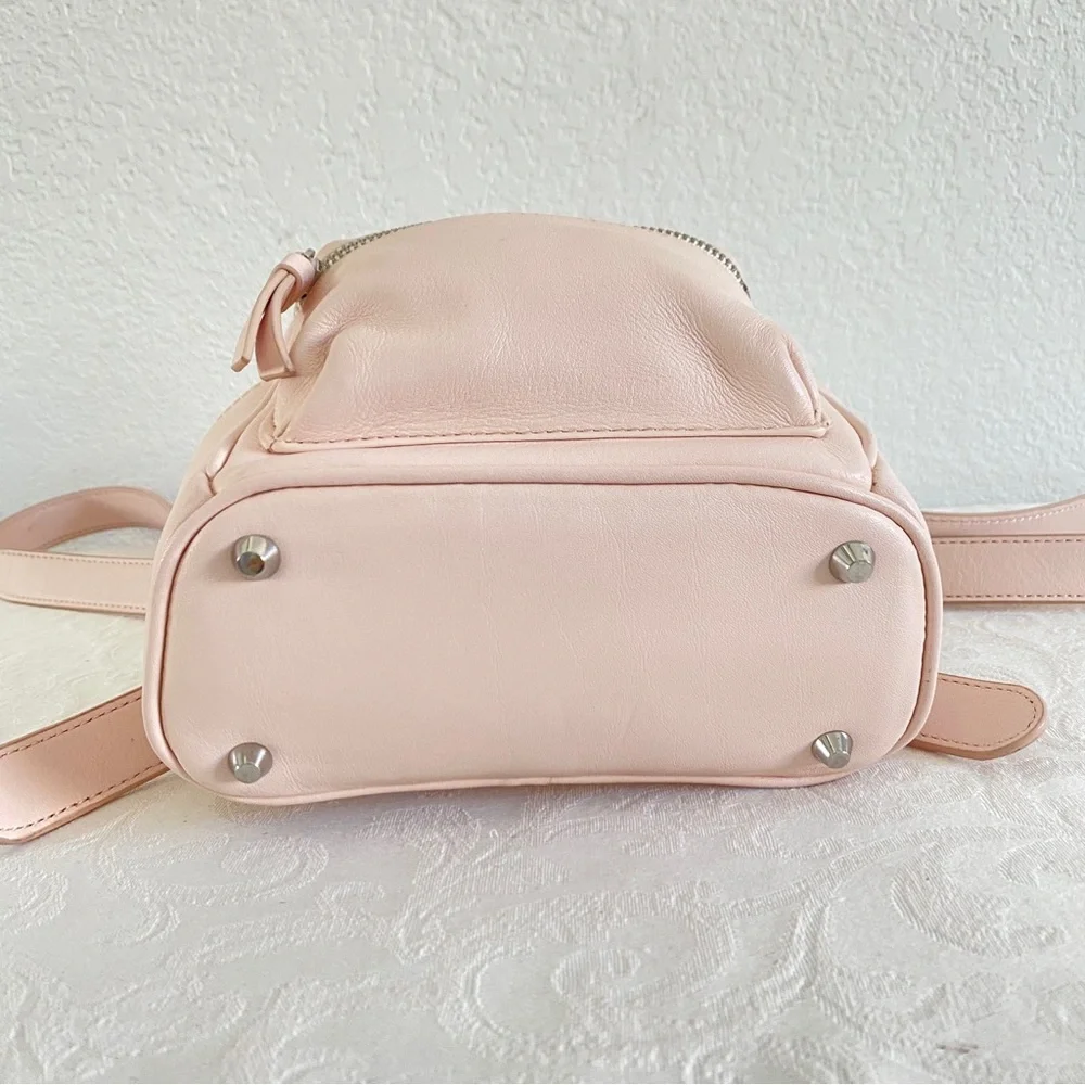 DKNY Pink Mini leather Backpack